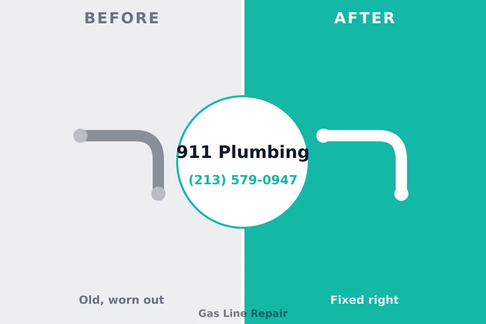 Before and after: plumbing company Combes, TX